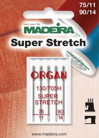 SUPER-STRETCH NEEDLES  75/11 & 91/14